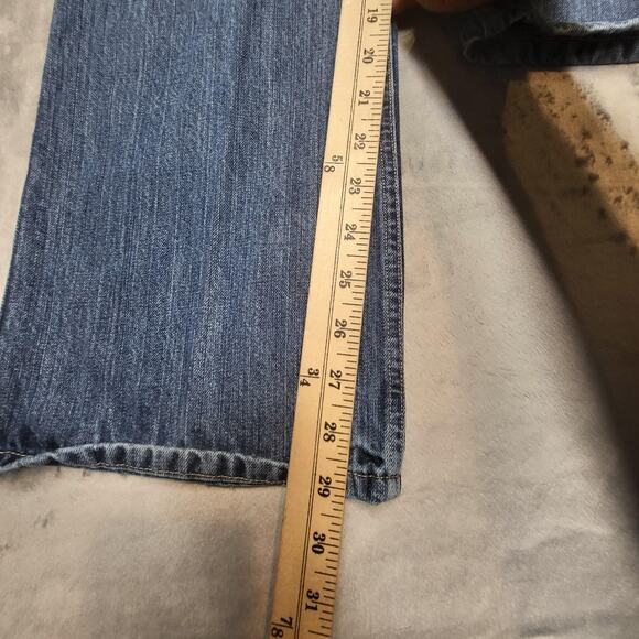 All American Clothing Jeans Mens 35x29 Blue AAREV 4092 Denim Made USA Bootcut - Picture 5 of 8